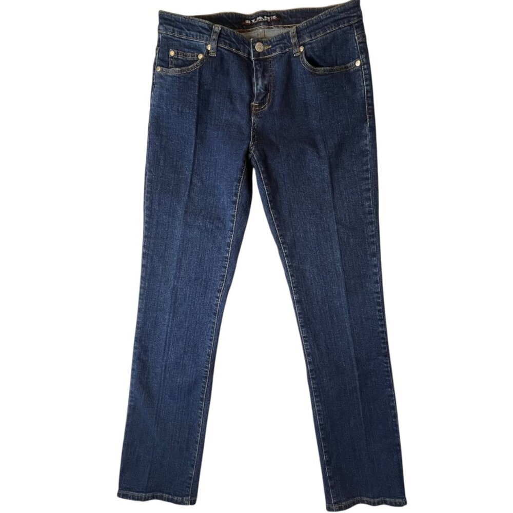 Y2K Starz Jeans Women's 9 Straight Jeans Retro Stretch Denim Cotton Blend Casual